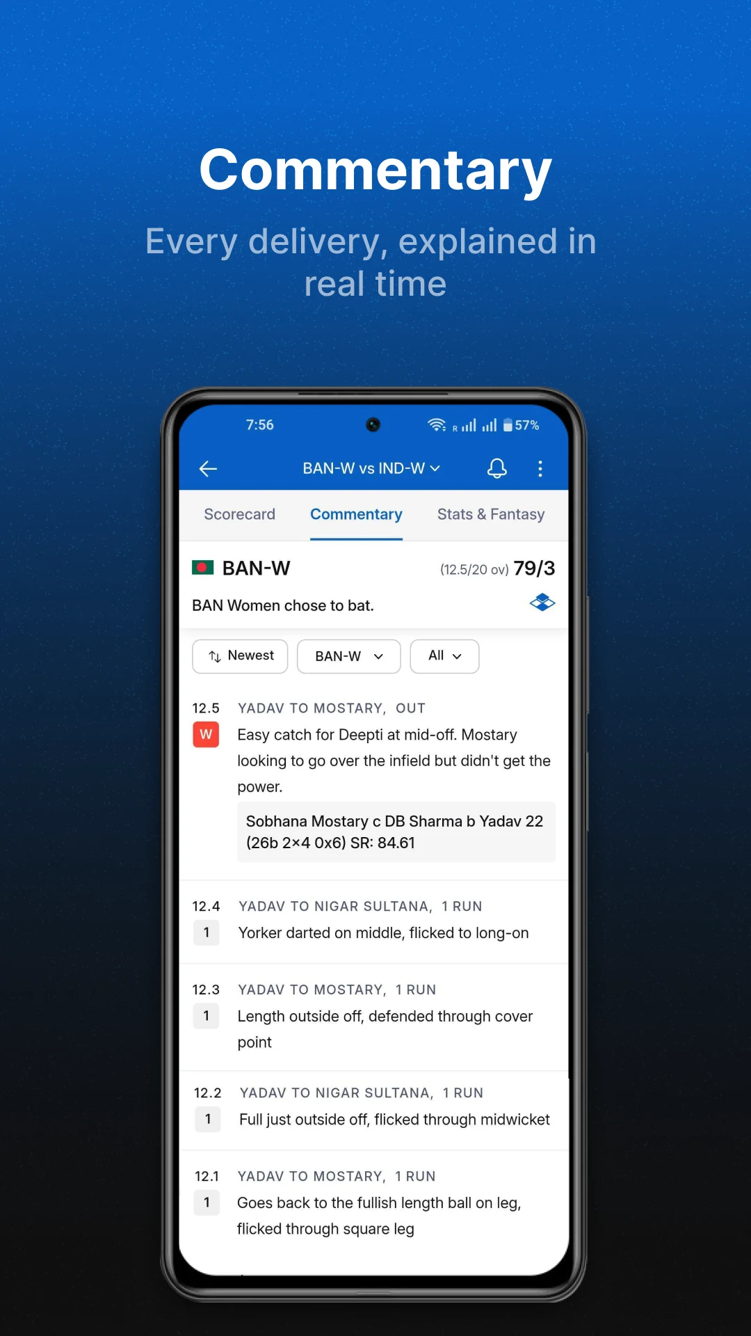 Cricinfo - Live Cricket Scores screenshot
